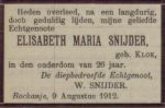 Klok Elisabeth Maria 1886-1912 NBC-11=08-1912 (Rouwadvertentie 2).jpg
